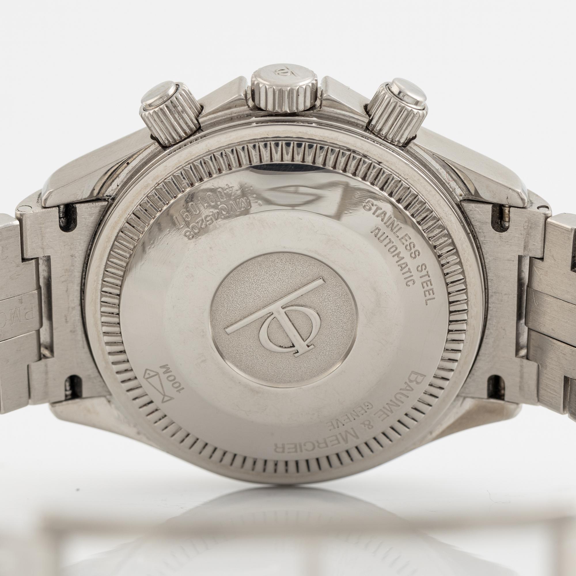 Baume & Mercier, Malibu, chronograph, 37 mm.