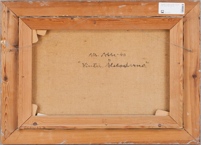 ALBERT ABBE, olja på duk, sign o dat -40.