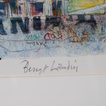 BENGT LANDIN, färglitografi, signerad och numrerad 192/250.