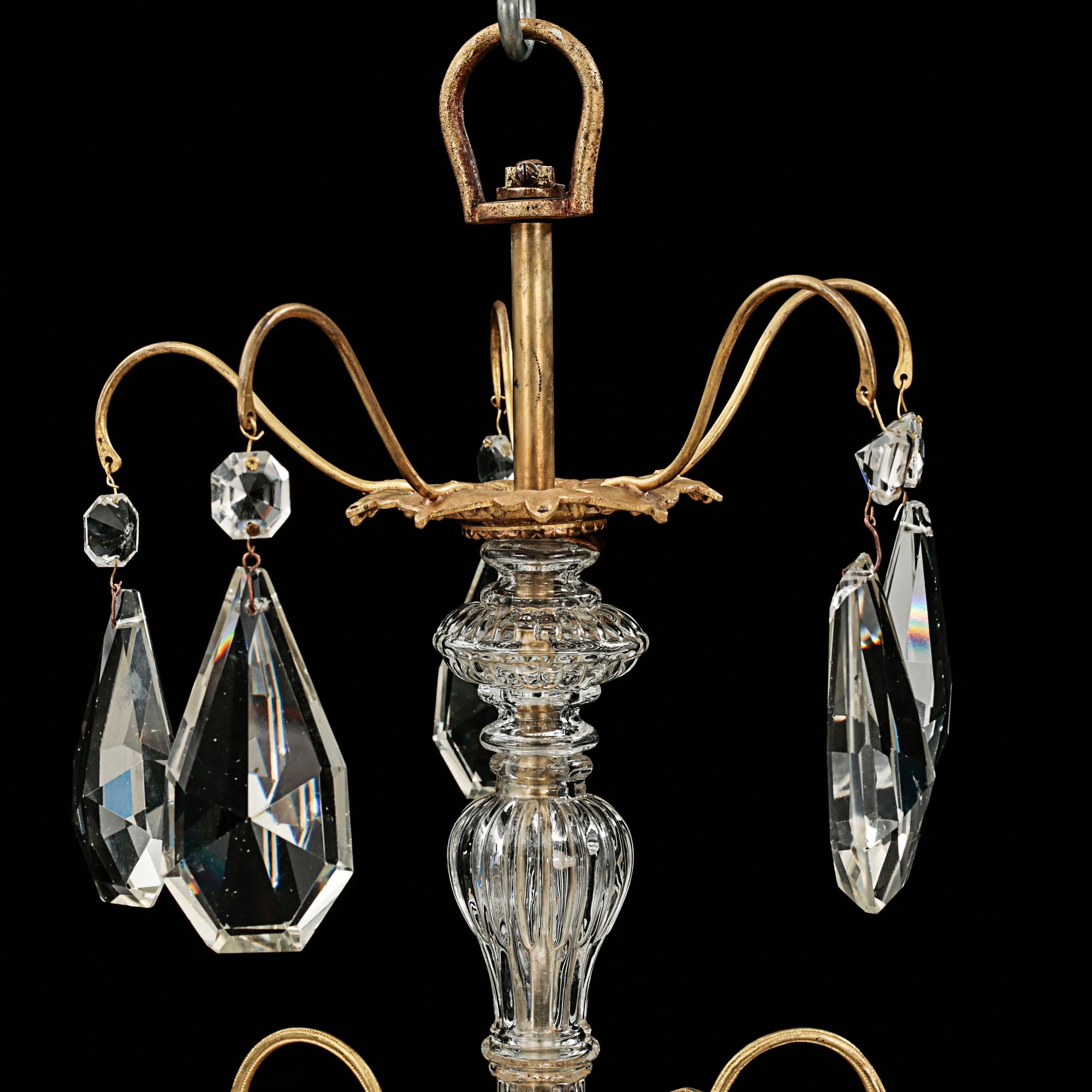 A late 19th century chandelier,