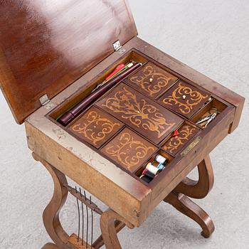 A Swedish Empire sewing table, first half of the 19th century.