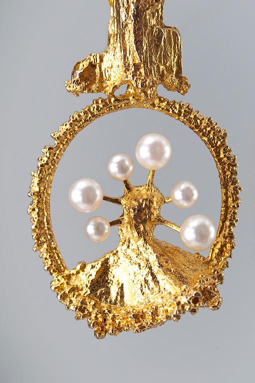 Björn Weckström, BROOCH "MERIKUKKA".