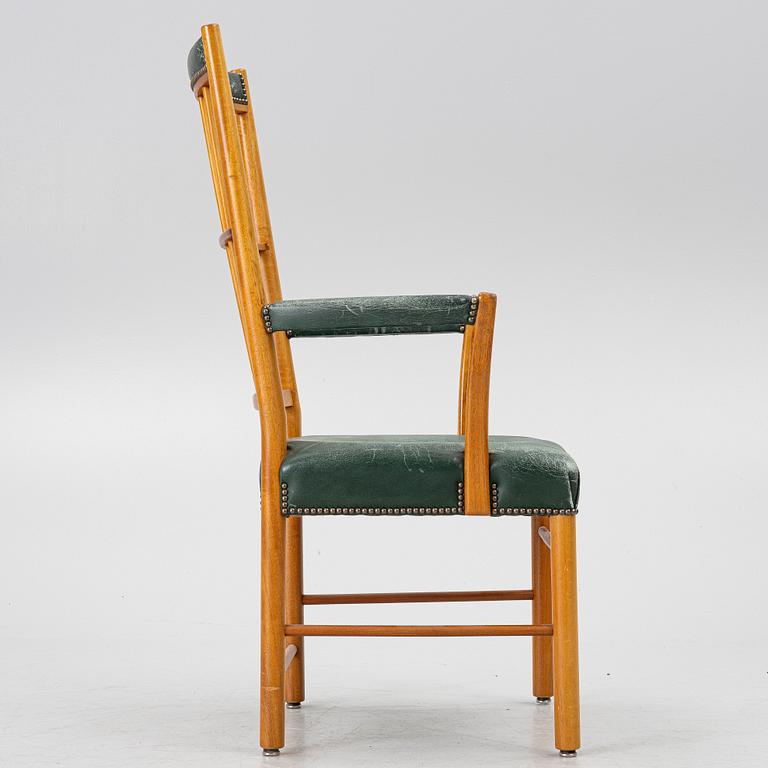 Josef Frank, karmstol, modell 652, Firma Svenskt Tenn, efter 1985.