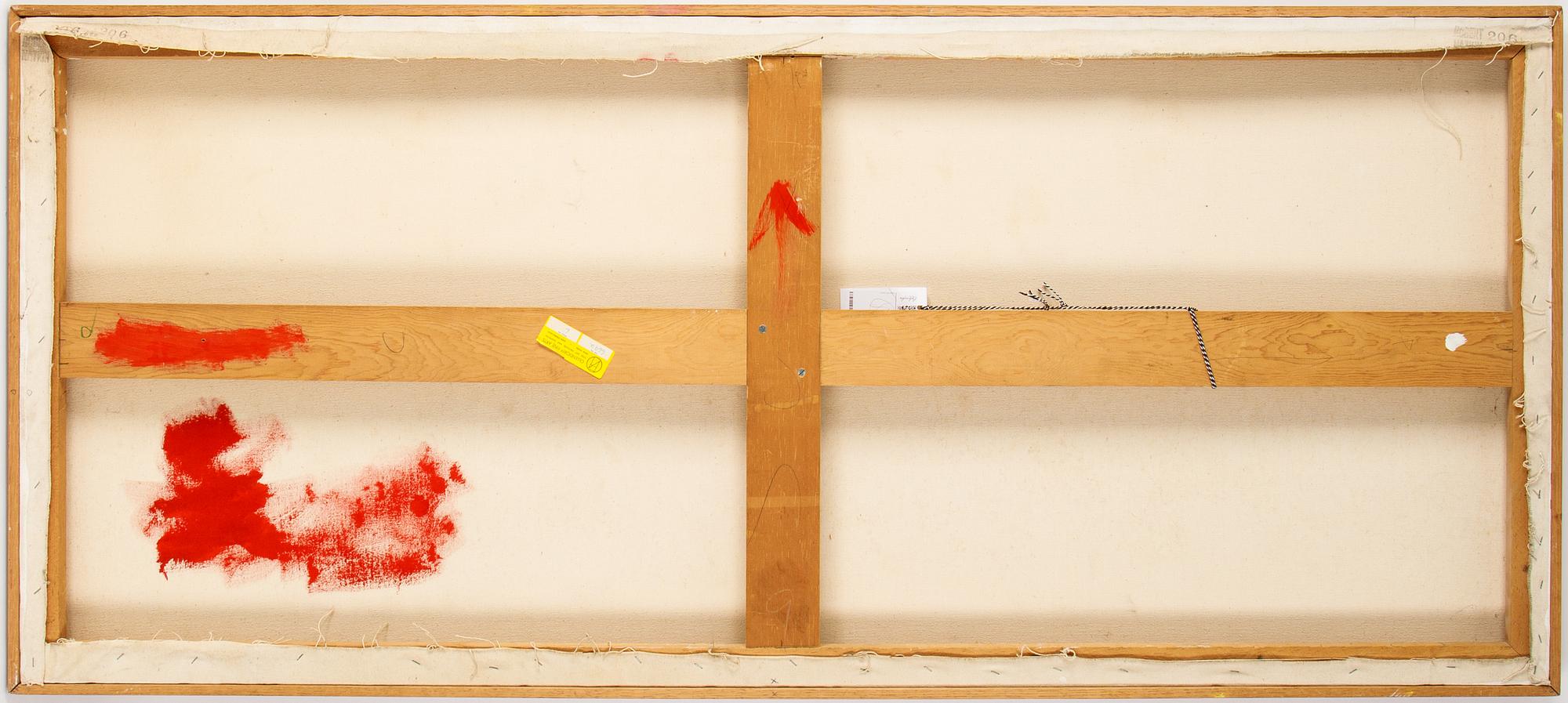 Robert Natkin, oil on canvas, staped and numbered verso.