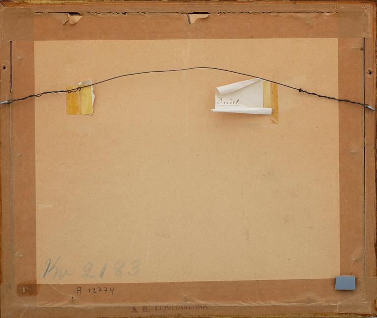 FRITZ VON DARDEL, akvarell. Sign o dat 1852.