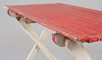 TRÄDGÅRDSMÖBLEMANG, 4 delar, 1900-talets andra hälft.