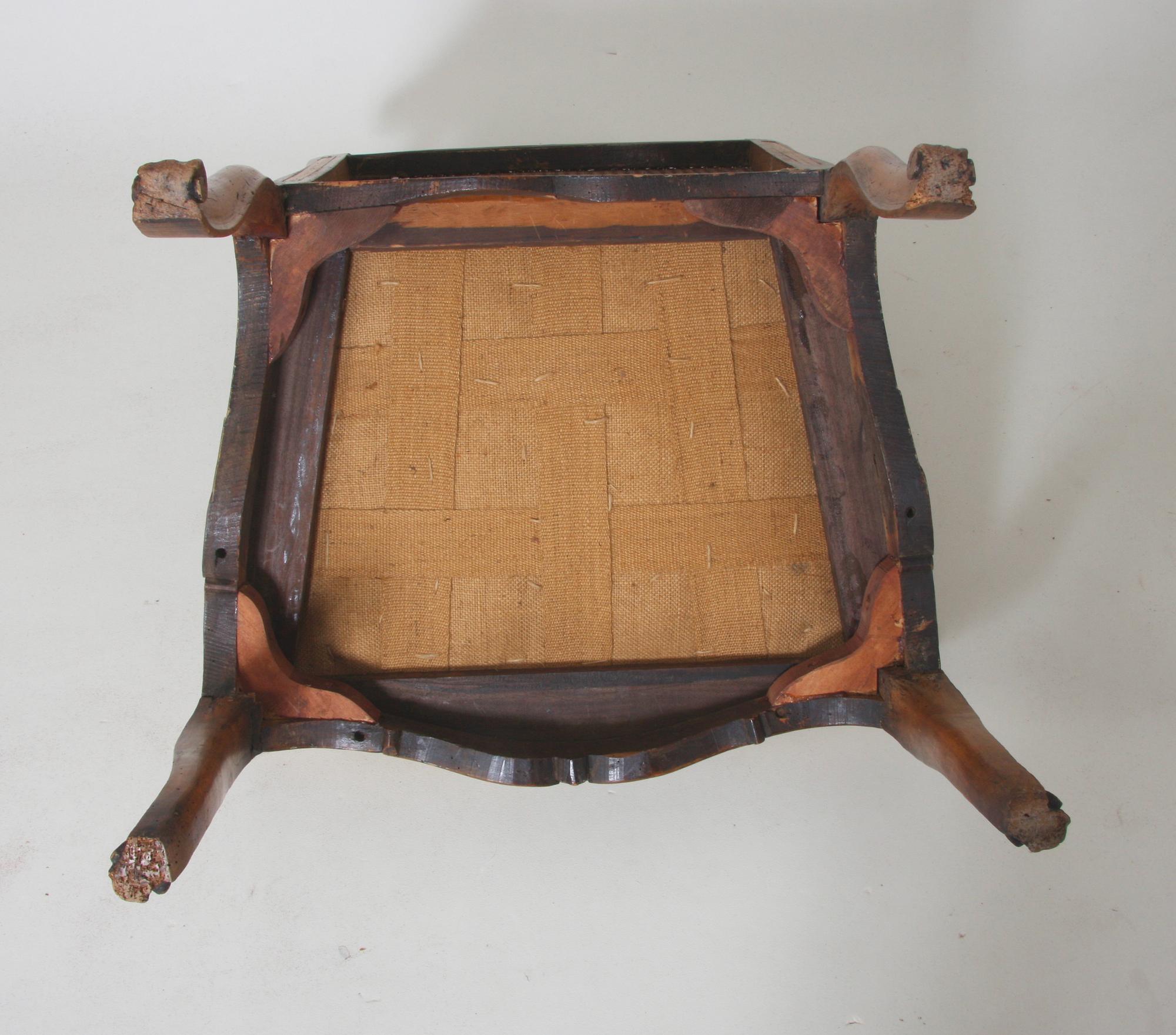 KARMSTOL. Louis XV, 1700-tal, sign I GOVRDIN.
