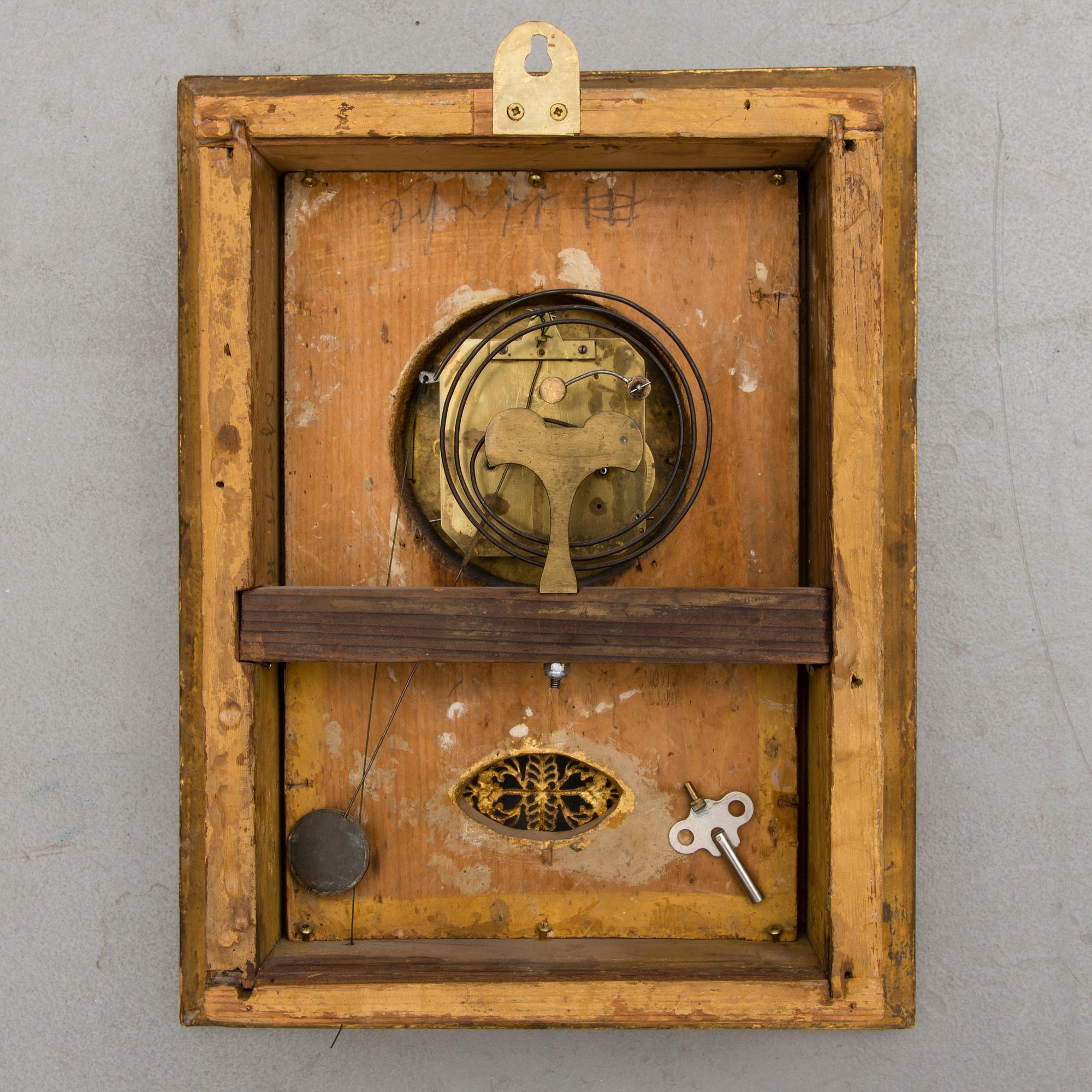 An early 19th Century Viennese wall clock.