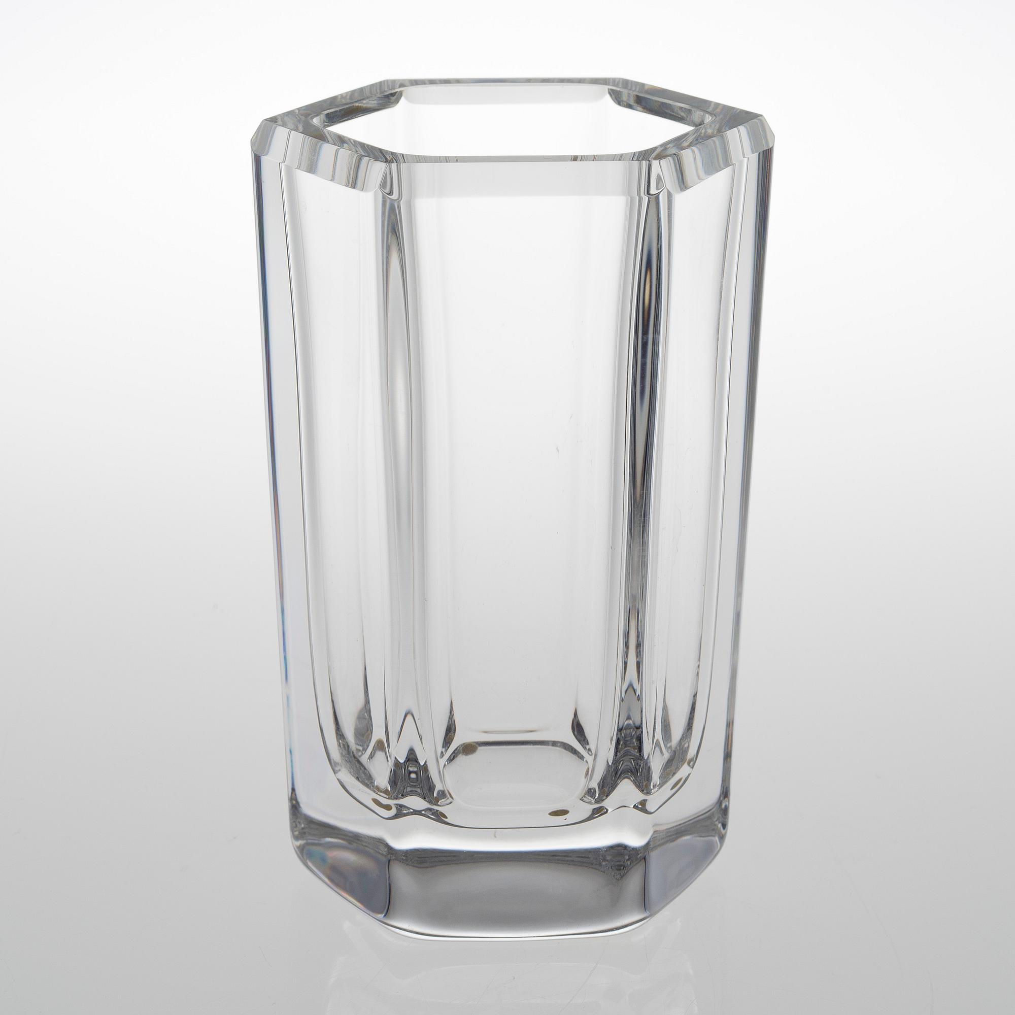 BENGT EDENFALK, VAS, glas, signerad 44271 Edenfalk, Kosta.
