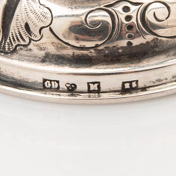 Wine cooler, silver, Gustaf Dahlgren (active 1845-1875 in Malmö), 1871.