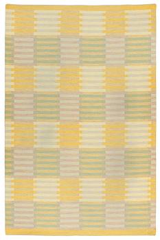 CARPET. "Capella, gul". Flat weave. 301 x 194 cm. Signed CM.