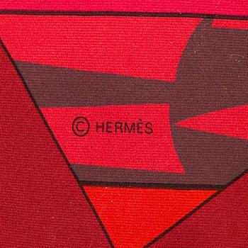 Hermès, a 'Brazil' silk shawl/scarf.