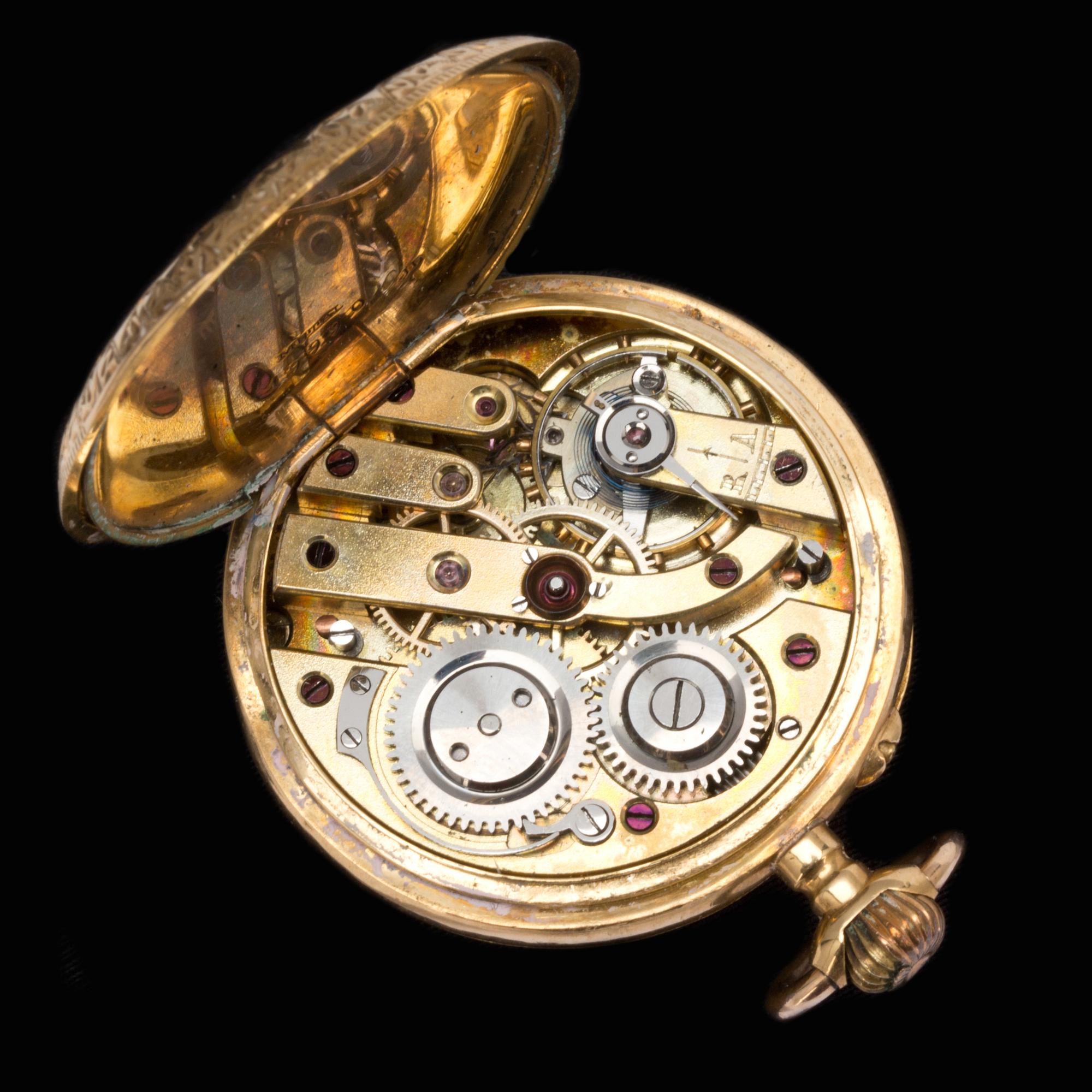 FICKUR, dam. 18K 1800-talets slut.