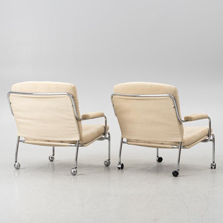 Fåtöljer, ett par, 1970-80-tal.