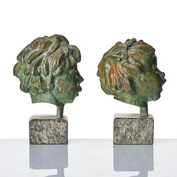 Carl Milles, Untitled (two heads).