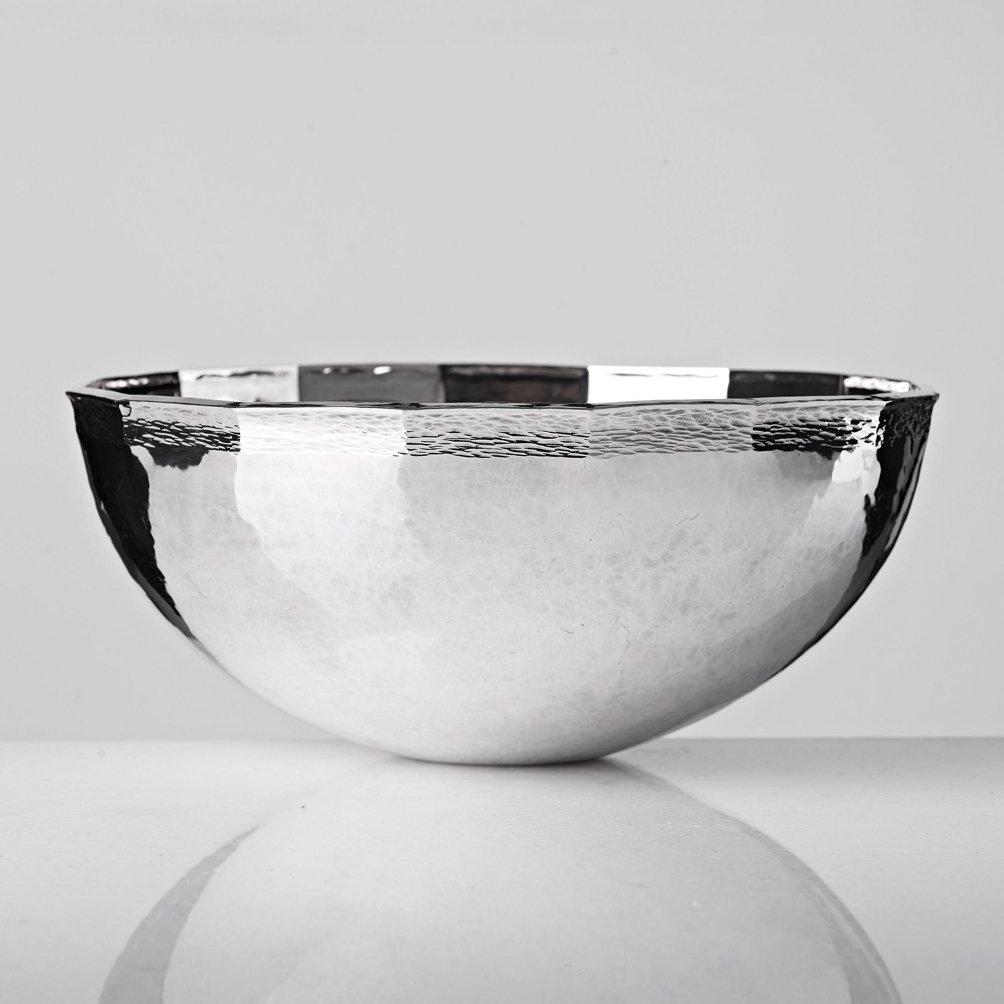 Fredrik Ingemansson, skål, Stockholm 1990, sterling.