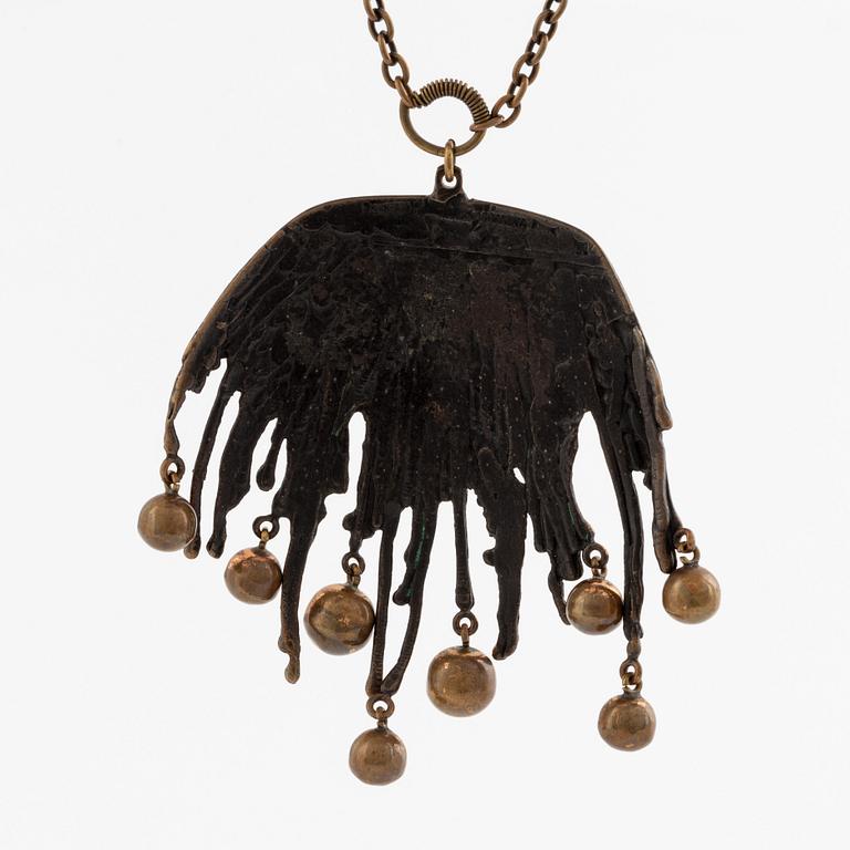 Pentti Sarpaneva, collier, brons, Finland, 1960-tal.