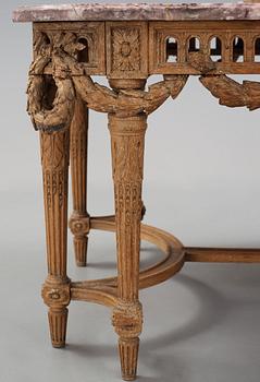 A Louis XVI free-standing table, 18th/19th century.