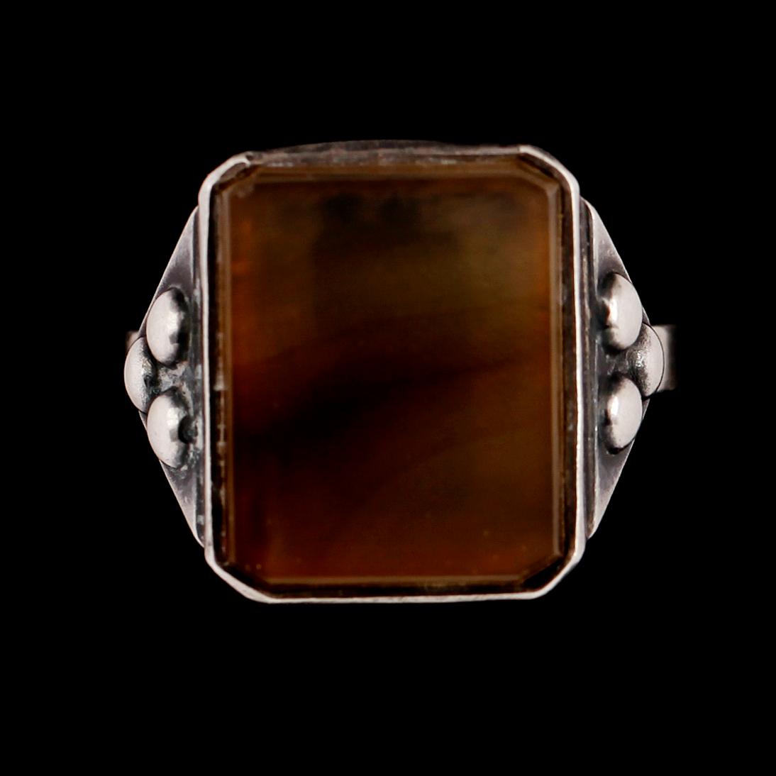 RING, ÖRHÄNGEN SAMT ÖRHÄNGE, silver, Ryssland, 1900-talets andra hälft.