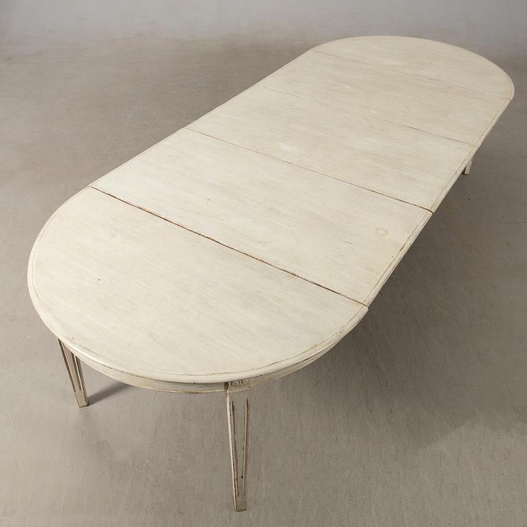 Matbord, Gustaviansk stil, omkring 1900.