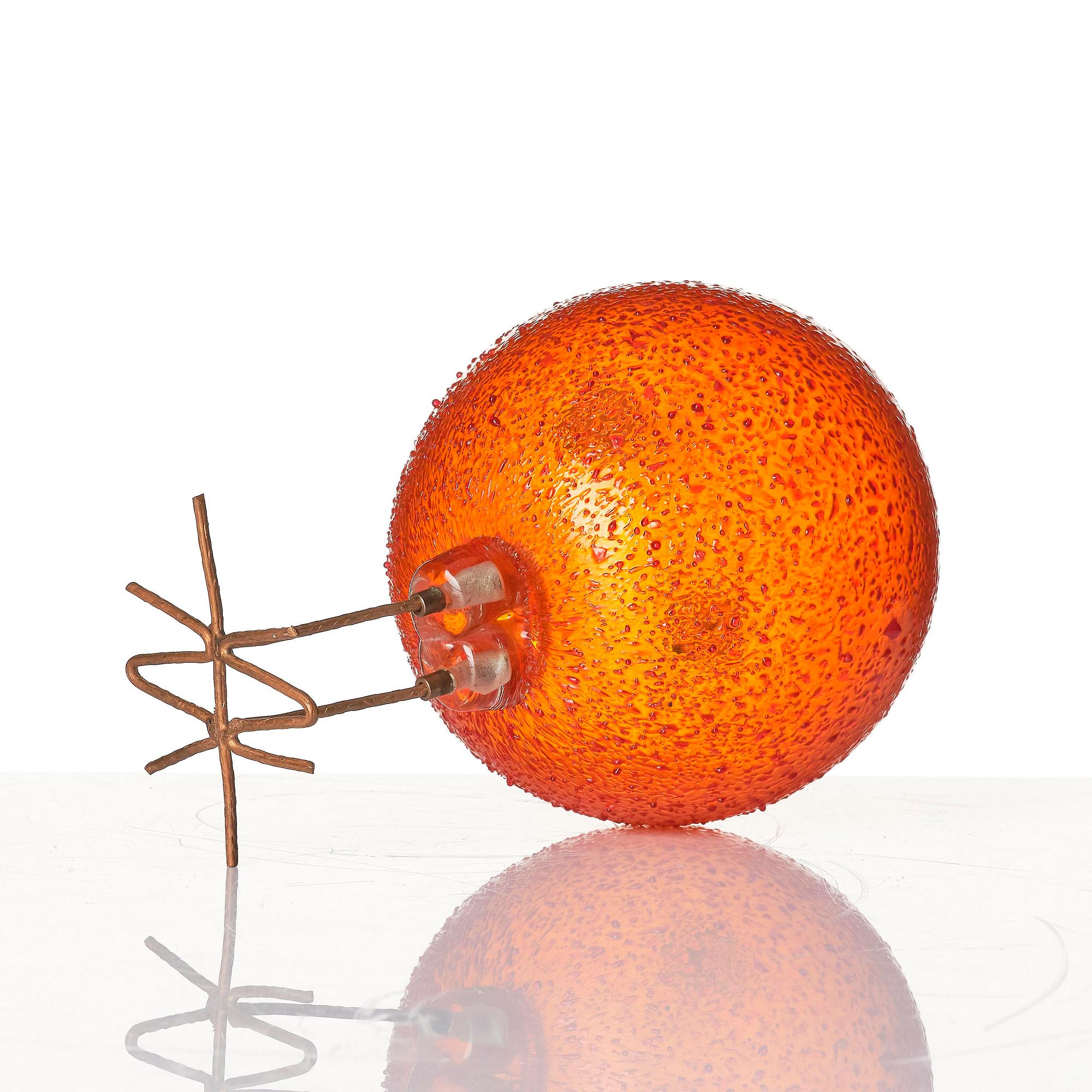 Alessandro Pianon, a "Pulcino" glass sculpture of a bird, Vistosi, Italy, 1960s.