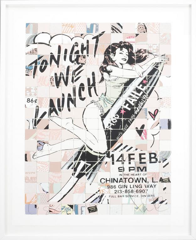 FAILE (PATRICK MCNEIL & PATRICK MILLER), screentryck, signerad o numrerad 57/100. Daterad 2010.