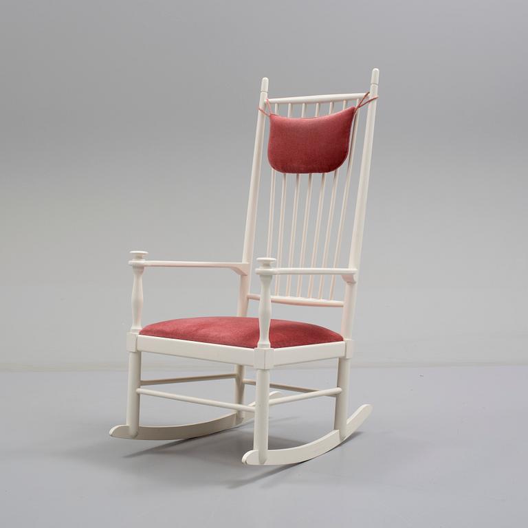 A mid 20th century 'Isabella' rocking chair by Karl-Axel Andersson, Gemla.