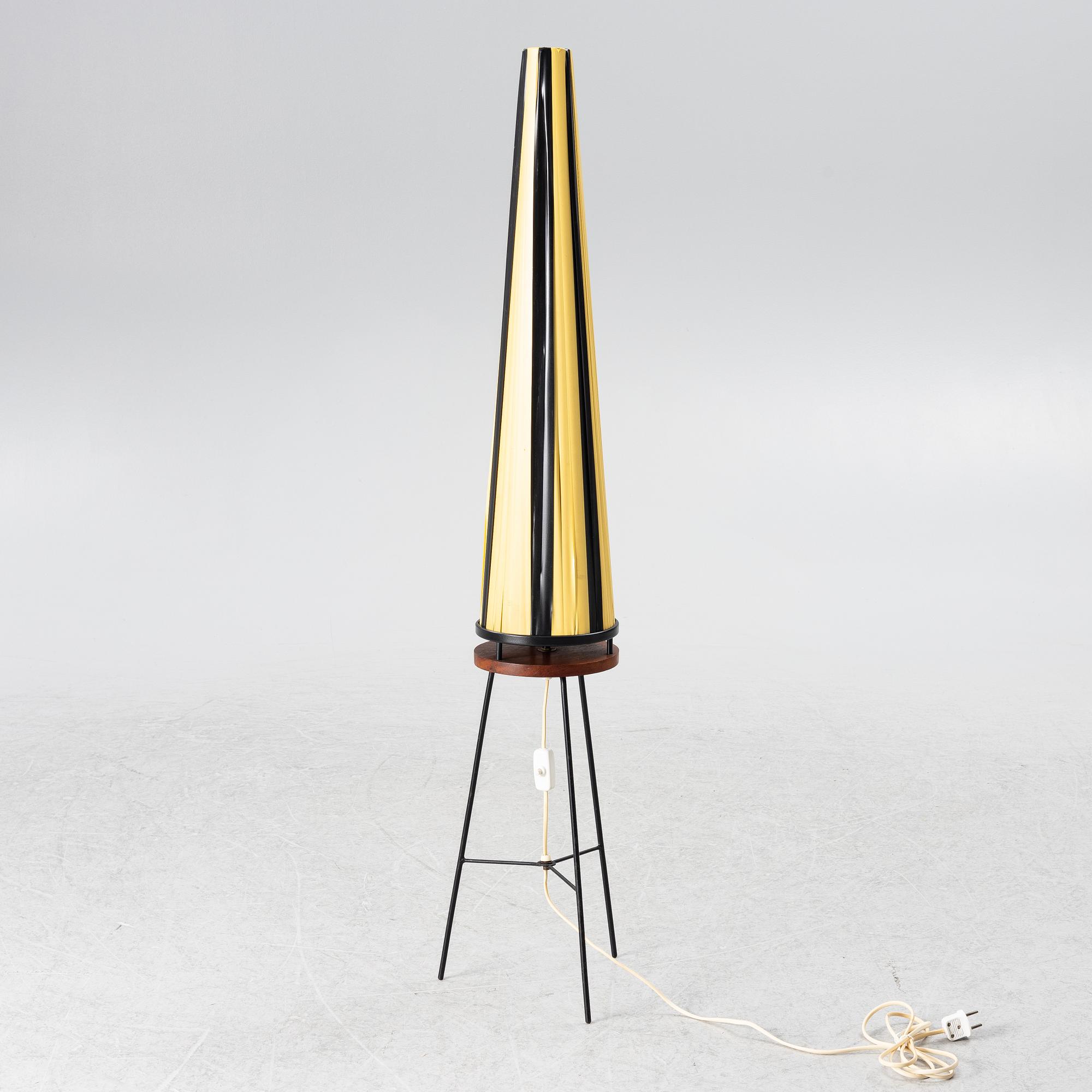 Floor lamp, mid-20th century,