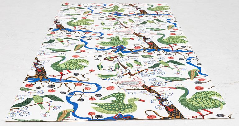 Josef Frank, jalusigardin, "Gröna fåglar", Firma Svenskt Tenn.