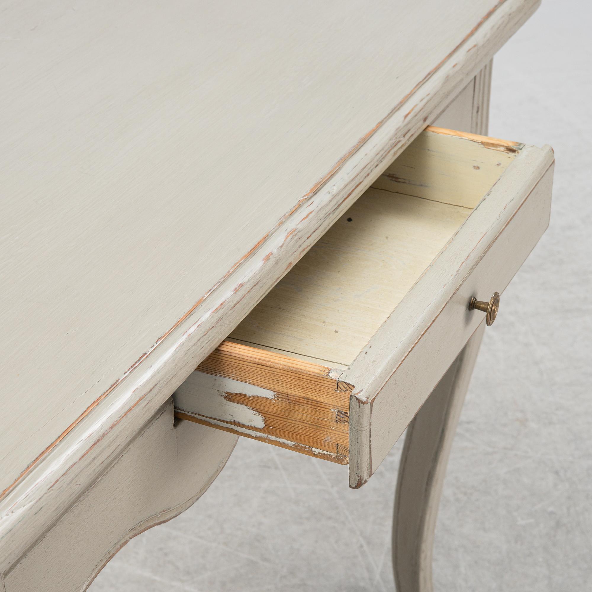 Skrivbord, provinsarbete, 1700/1800-tal.