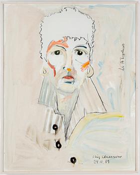 STIG CLAESSON, oil on canvas, signed and dated -89.