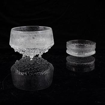Tapio Wirkkala, glass ware, 42 pieces.
