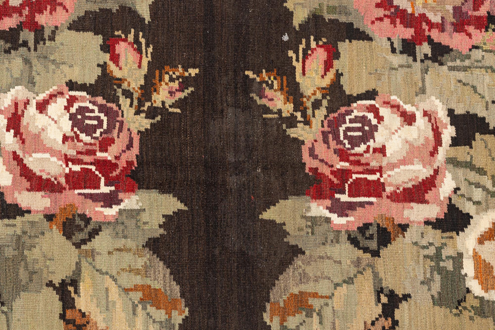 A Kelim carpet, Moldova, dated 1939, circa 385 x 174 cm.