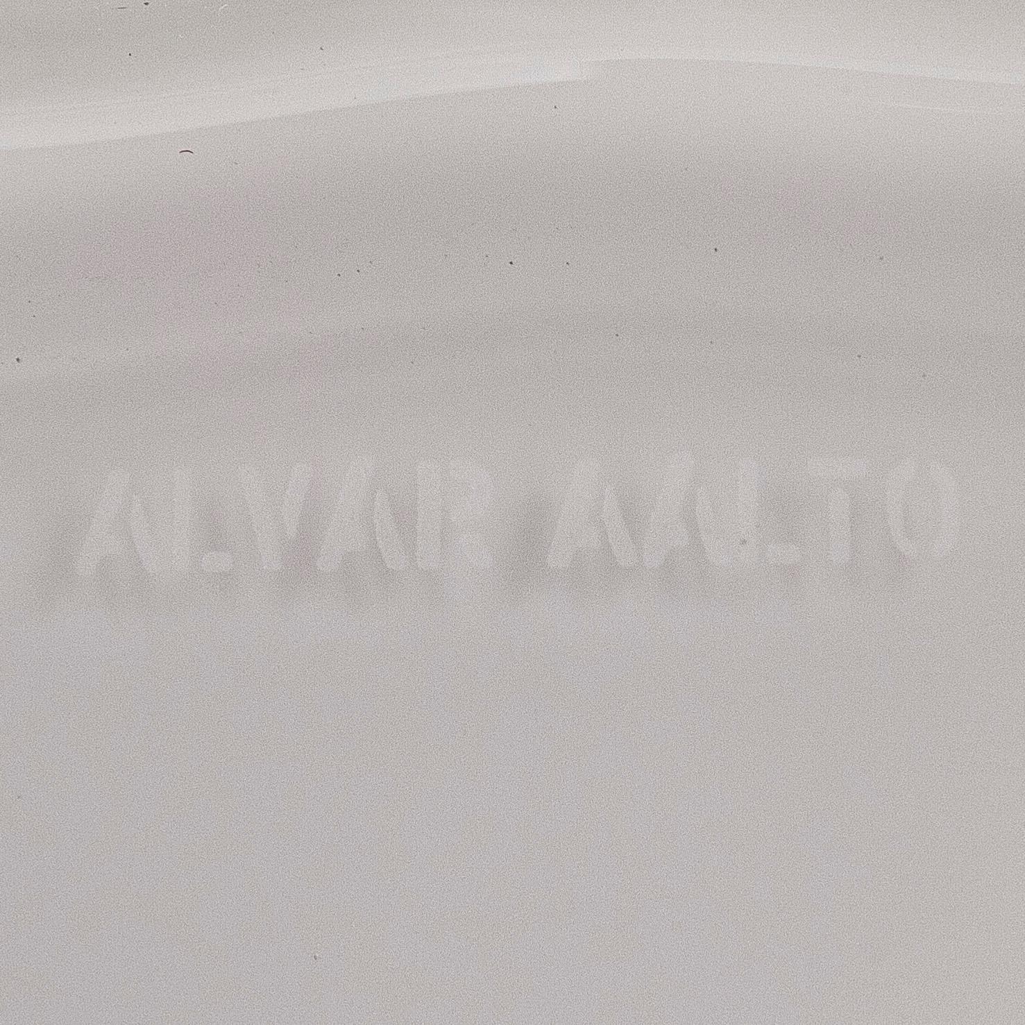Alvar Aalto, konstglas, "Aalto-blomman", fyra delar, signerad Alvar Aalto 77 / 1985.