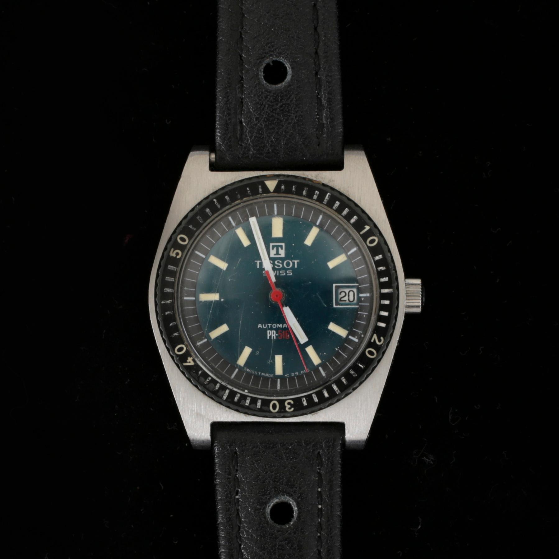 ARMBANDSUR, Tissot PR-516 Automatic, tidigt 1970-tal.