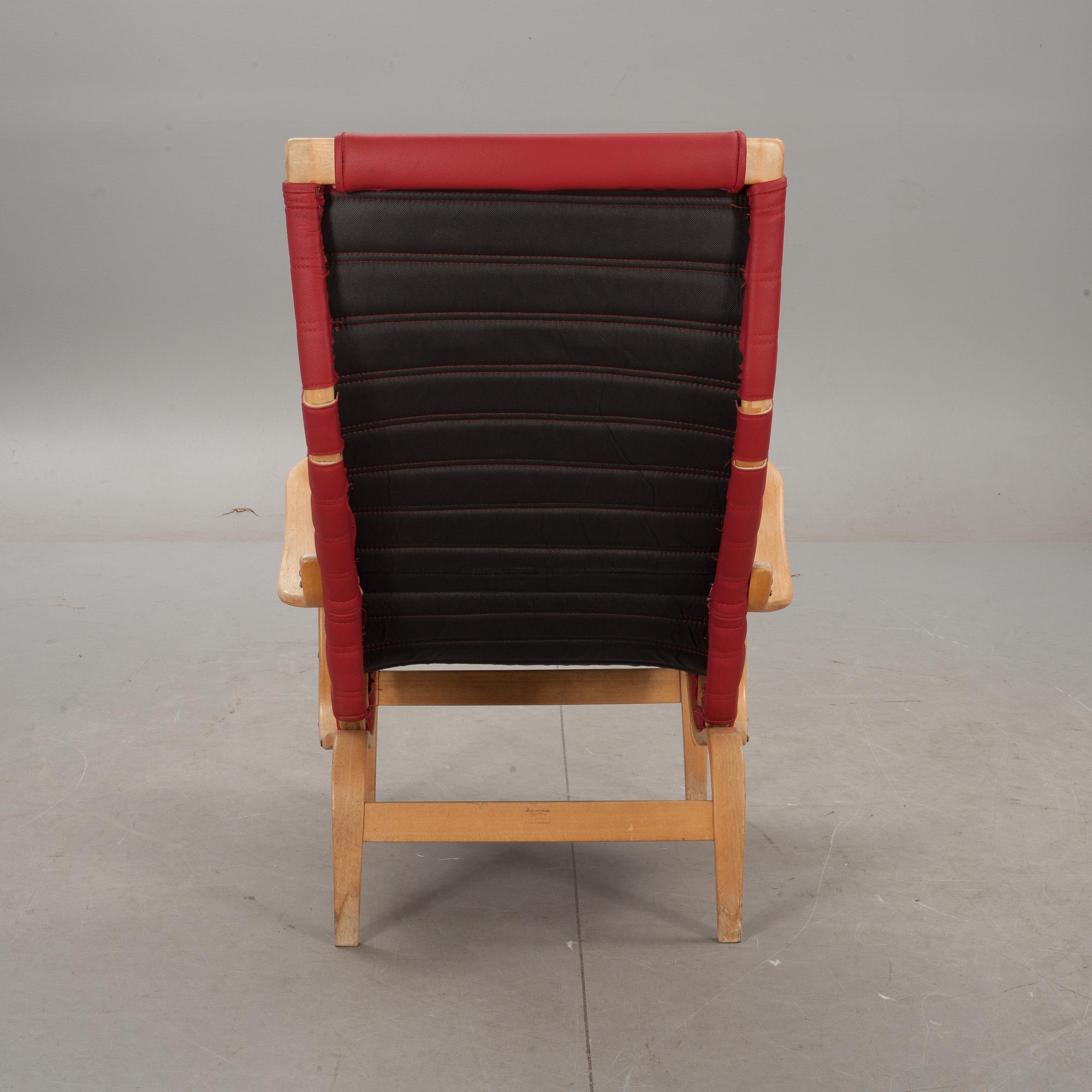 Fåtölj, "Pernilla", Bruno Mathsson, Firma Karl Mathsson, 1970-tal.