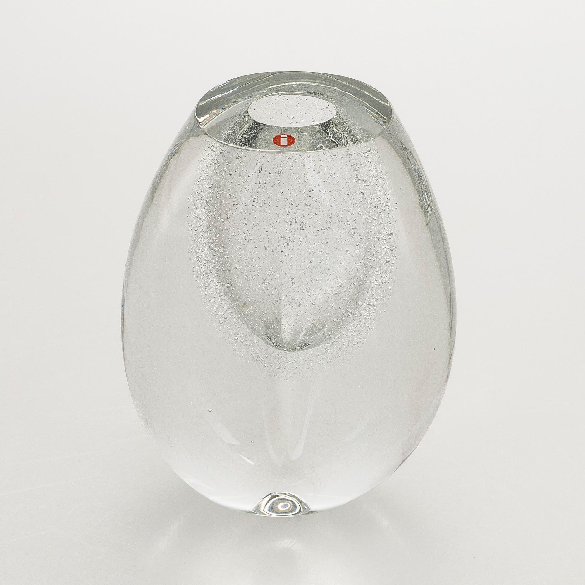 Timo Sarpaneva, skulptur, signerad Timo Sarpaneva Iittala 1984 C 1664.