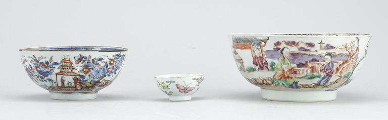 PARTI KINA, 3 delar, porslin, 17-1900-tal.