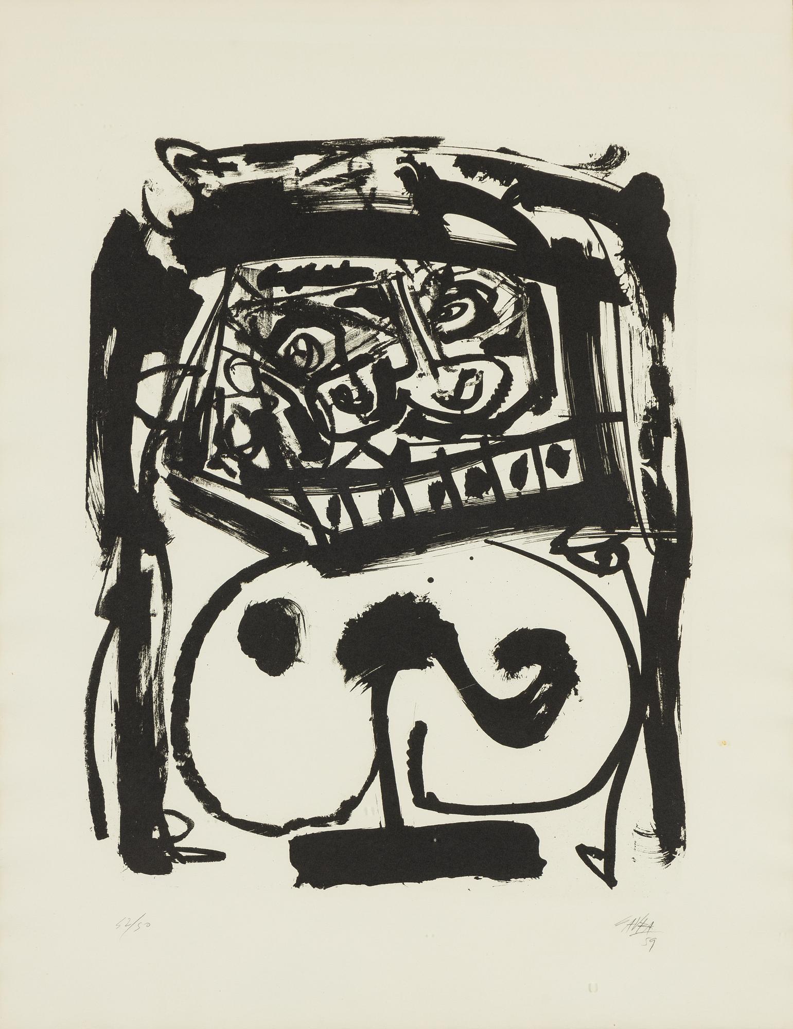 Antonio Saura, Utan titel.