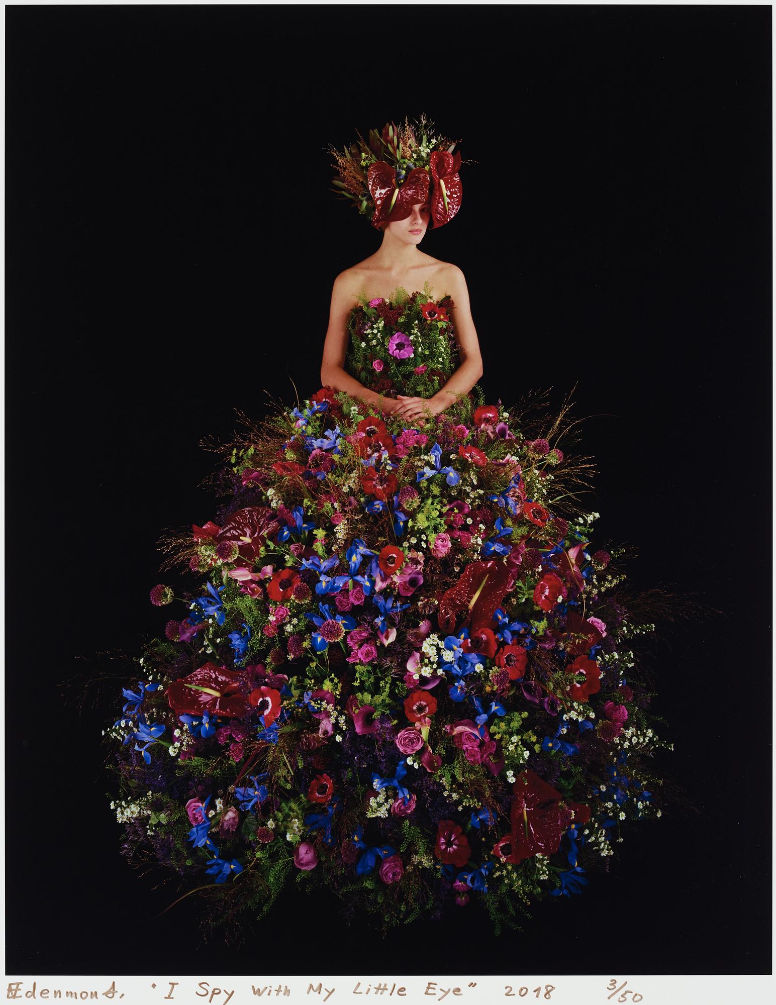 Nathalia Edenmont, pigment print, signed and dated 2018, numbered 3/50.