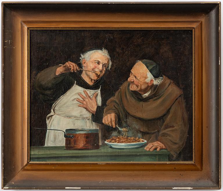 Ernst L Lindquist, I klosterköket.