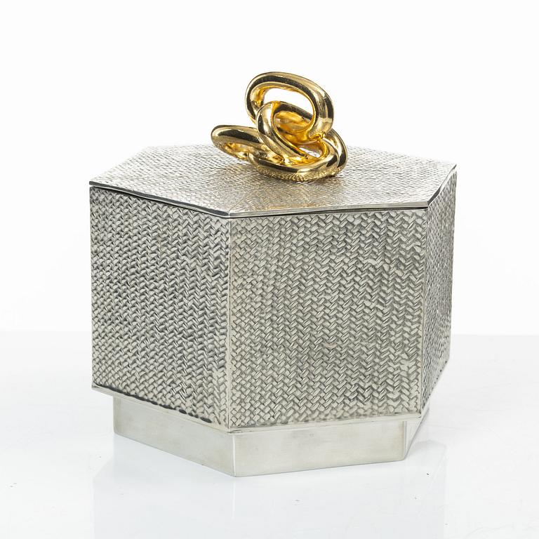 Estrid Ericson, a pewter box, "Panama", Svenskt Tenn.