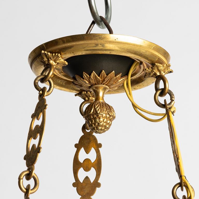 Ceiling lamp, Empire style, early 20th century.