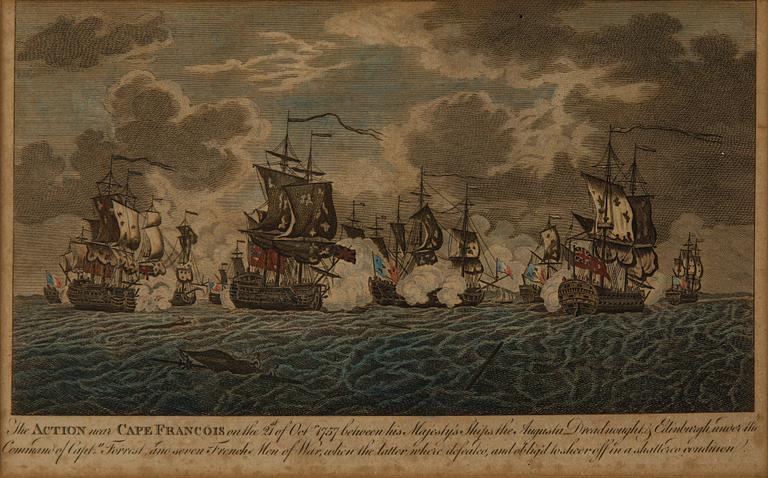 ENGRAVING, 3, England, 18th Century.