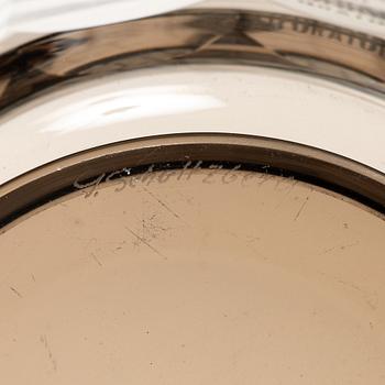 Simon Gate, Bowl, glass, Orrefors, 1930s.