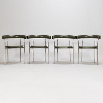 Jan Lunde Knudsen, Four 1960's armchairs for Karl Sørlie & sønner.