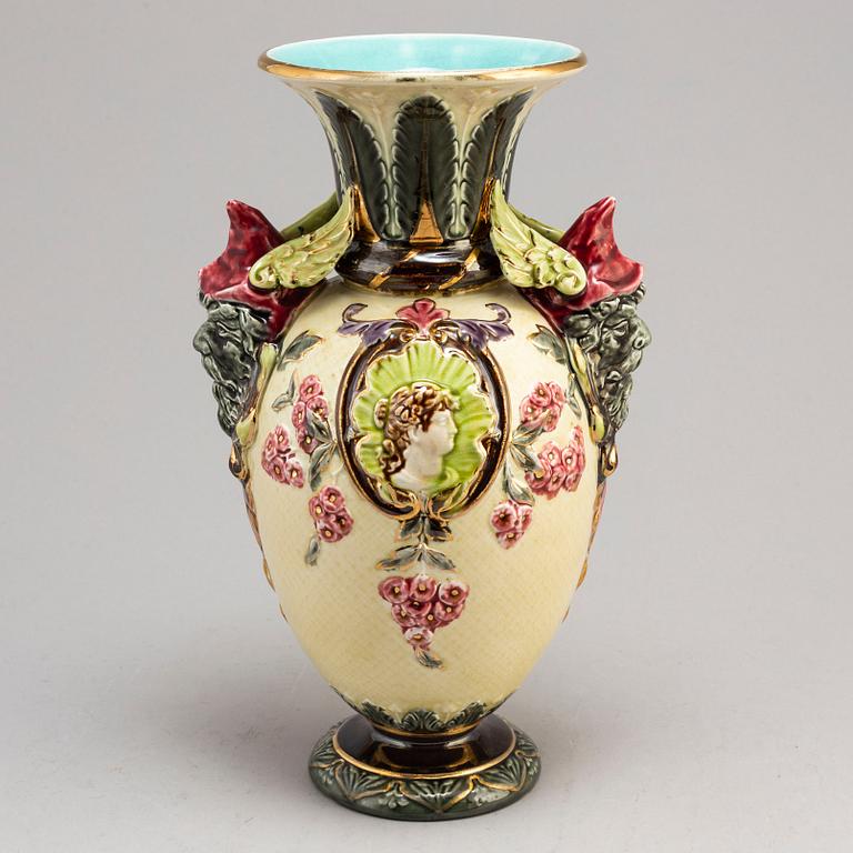 A ceramic vase from Rörstrand, late 19th Century.