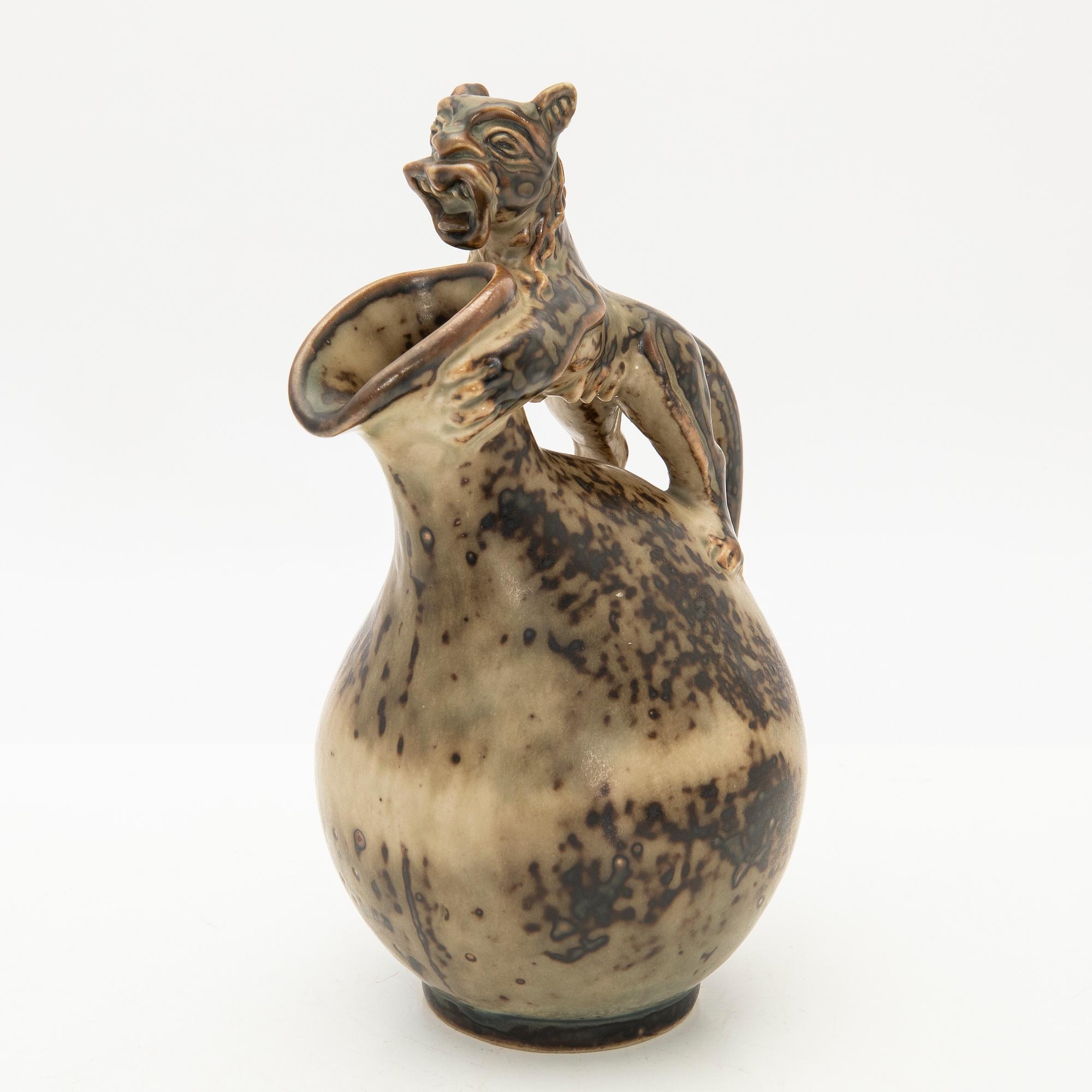 Bode Willumsen, Jug, stoneware, Royal Copenhagen.