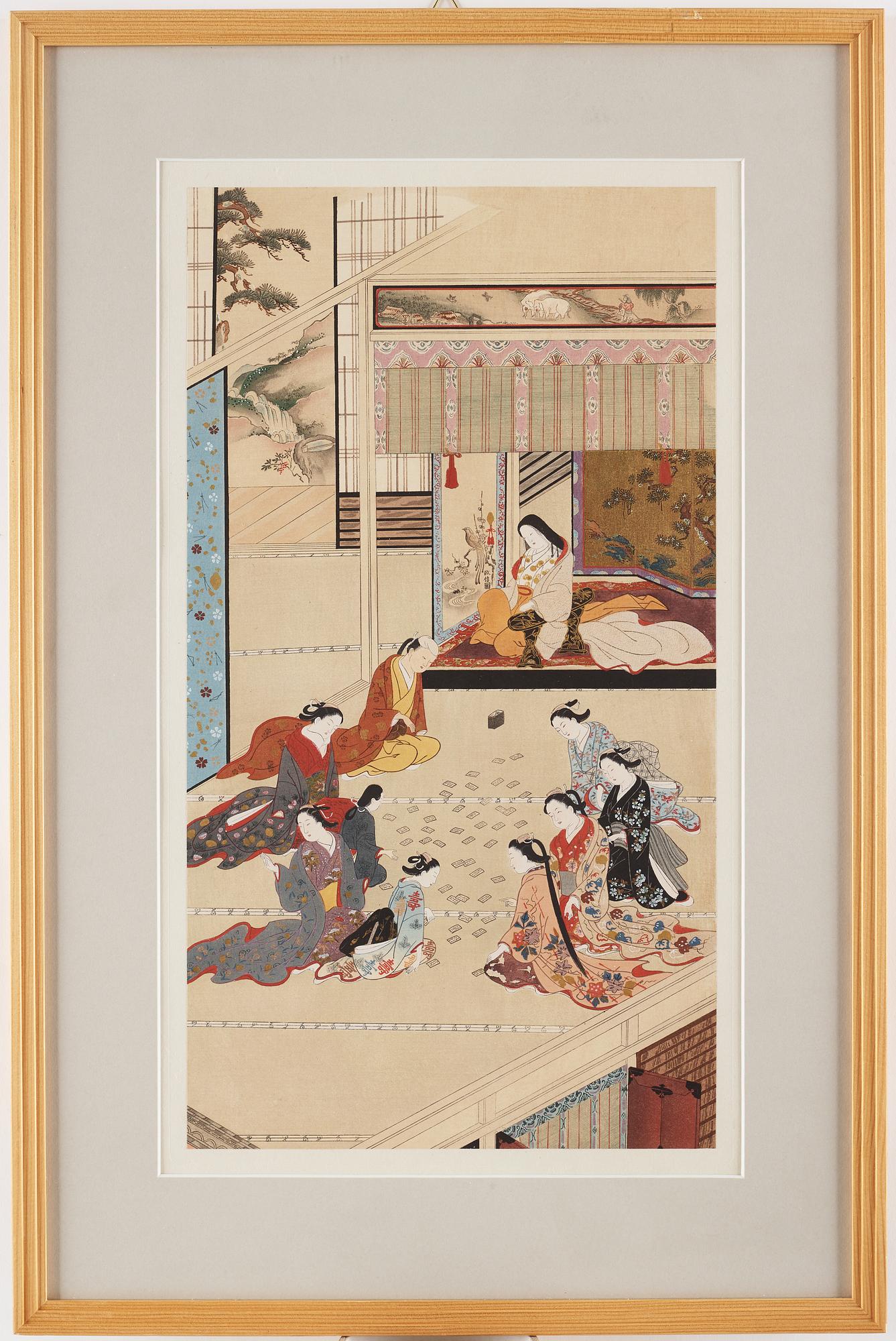 OKÄND KONSTNÄR, blandteknik. Japan, omkring 1900.