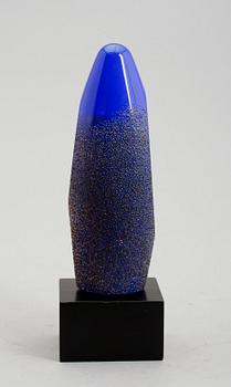 MONICA BACKSTRÖM, skulptur, glas, Monica Backström, Kosta Boda, signerad.